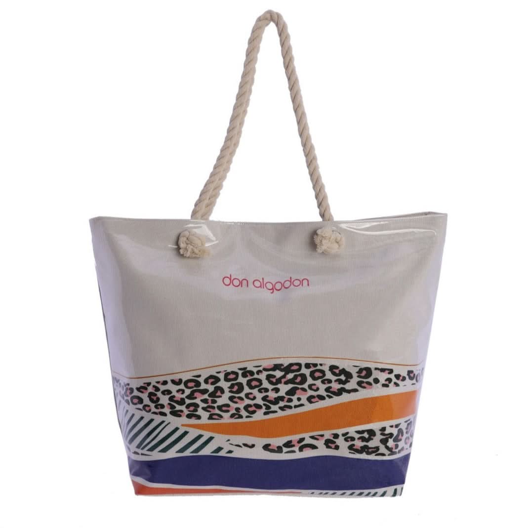 Bolso de Playa lona plastificada Don Algodón Macha