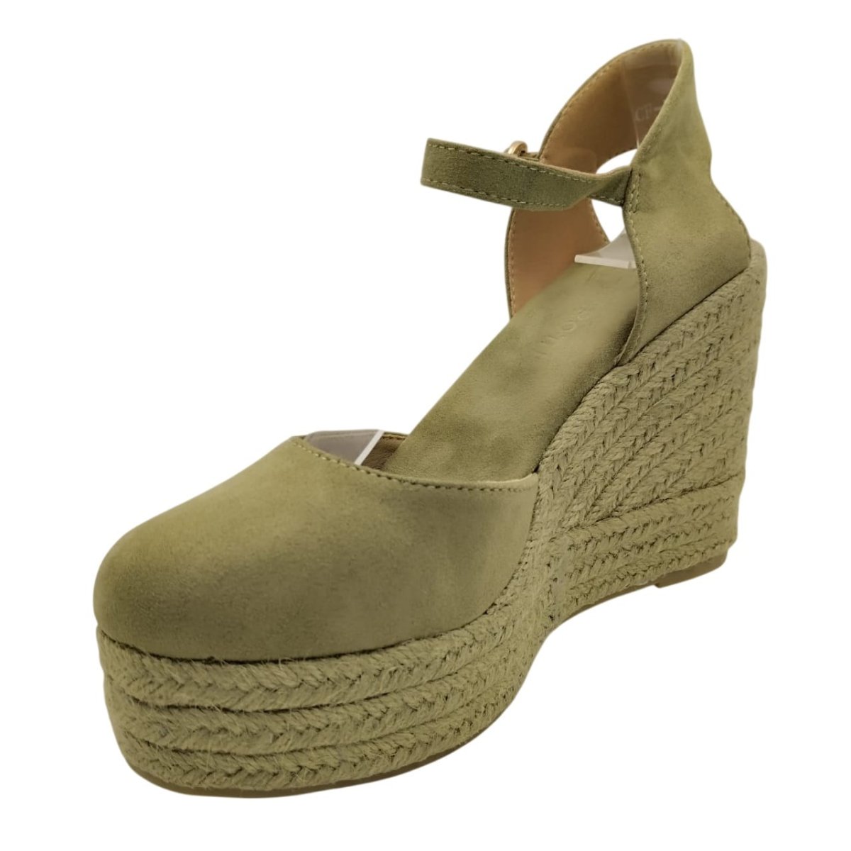 Valenciana con pulsera al tobillo con cuña 10cm y plataforma 3cm Buonarotti CF5319 - Imagen 5