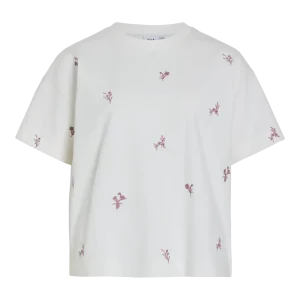 Camiseta Monie floral bordada
