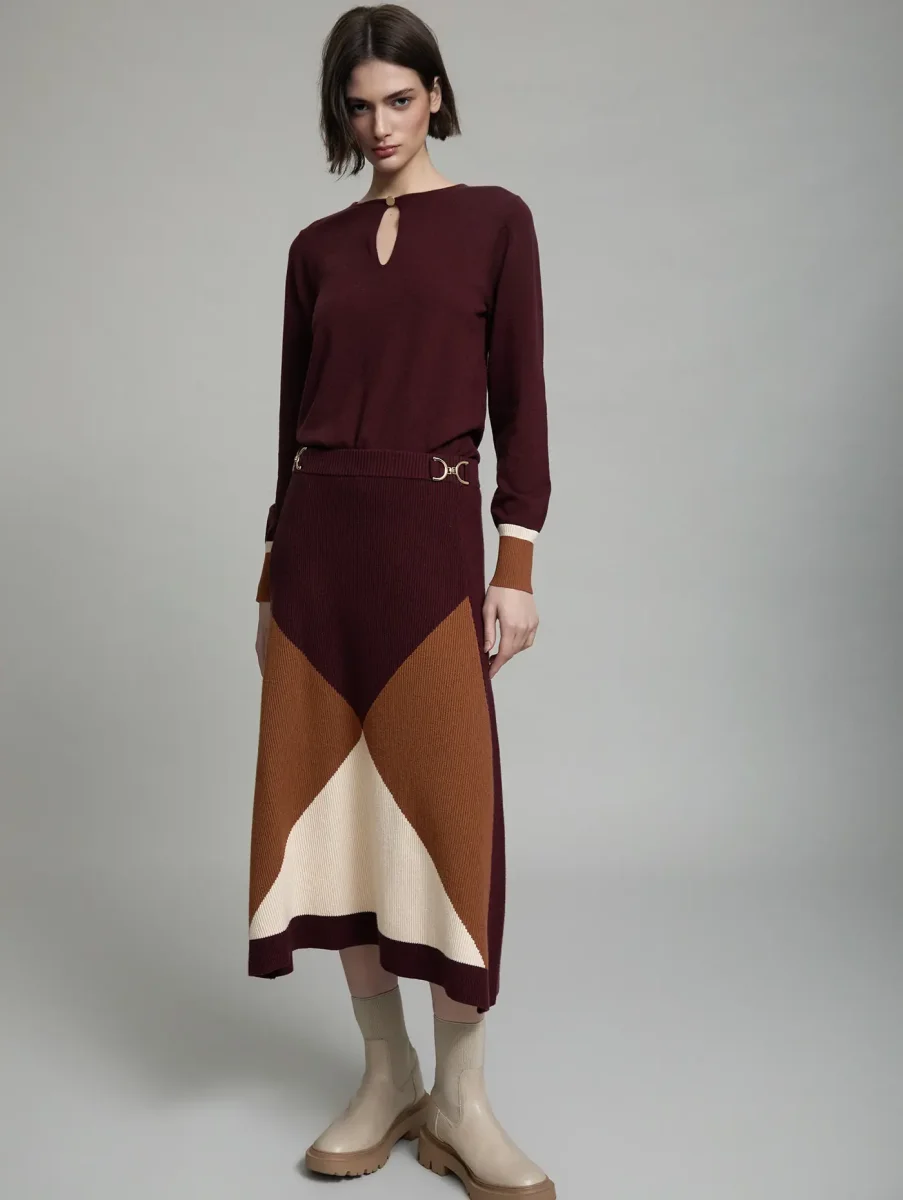 Falda Conjunto Marsala - Imagen 3