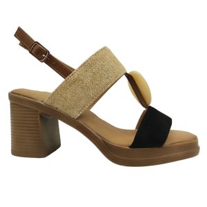 Sandalia vestir con tacón de 7cm Feebit Er-BL19