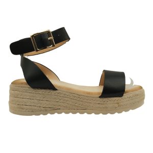 Sandalia de esparto con 5 cm de cuña Gogo Shoes-y202-12