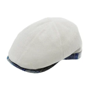 Gorra de Lino Costa y Soler Gris y azul