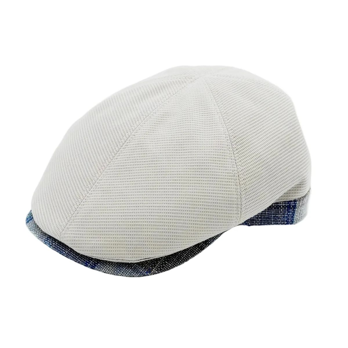 Gorra de Lino Costa y Soler Gris y azul - Imagen 2