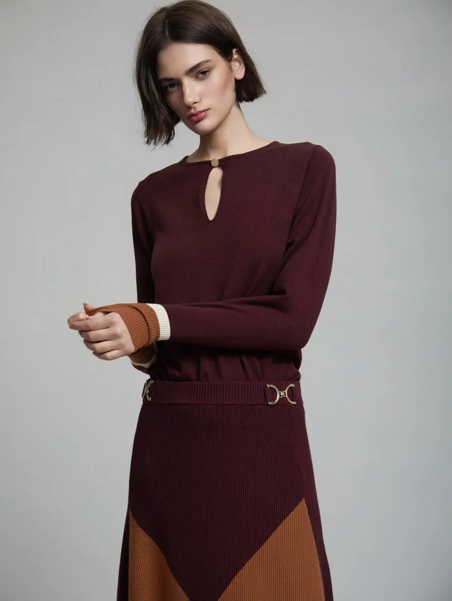 Falda Conjunto Marsala - Imagen 7