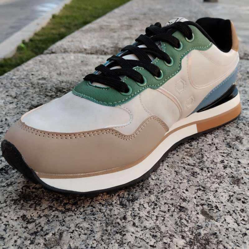 Zapatilla deportiva estilo casual beige Jomix-nu0891-25 - Imagen 3