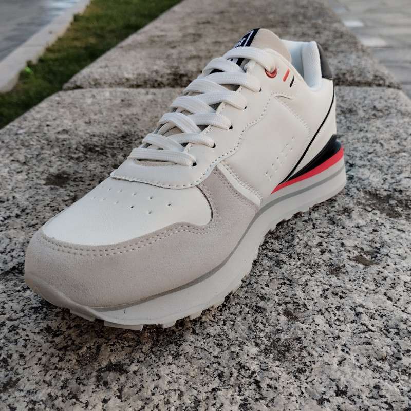 Zapatilla deportiva estilo casual blanco Jomix-nu1510-2 - Imagen 3
