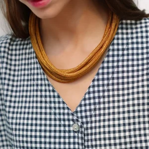 Collar ETNIK mostaza