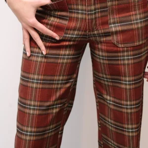 Pantalón ESCOCIA burdeos