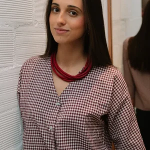 Collar ETNIK burdeos