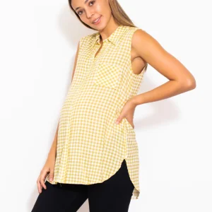 Blusa Para Embarazada Sin Manga