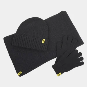 Pack Gorro, Guantes y Bufanda Lois Negro