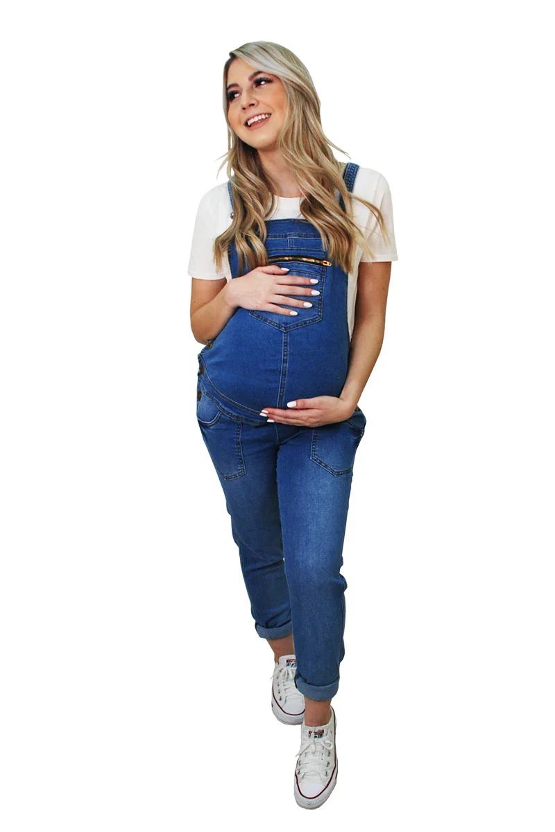 Overol De Maternidad Largo - Imagen 7