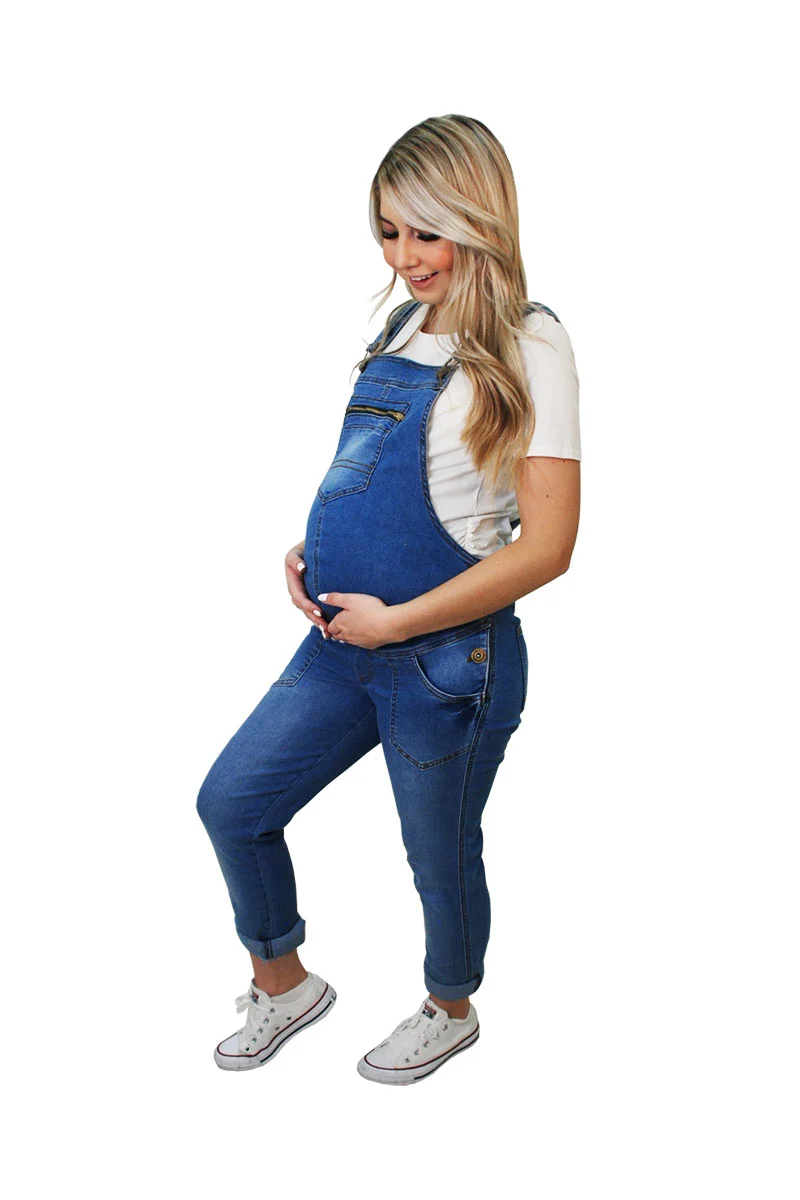 Overol De Maternidad Largo - Imagen 3