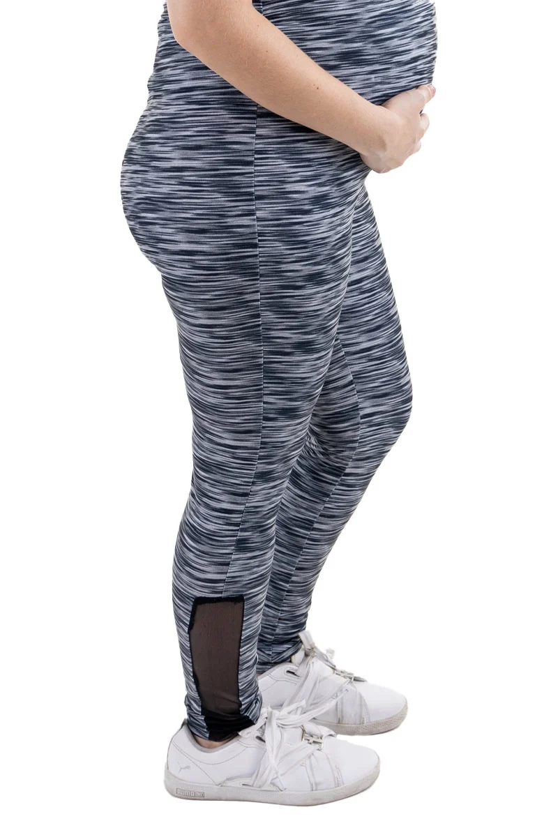 Maya de Maternidad Deportiva Rayada - Imagen 2