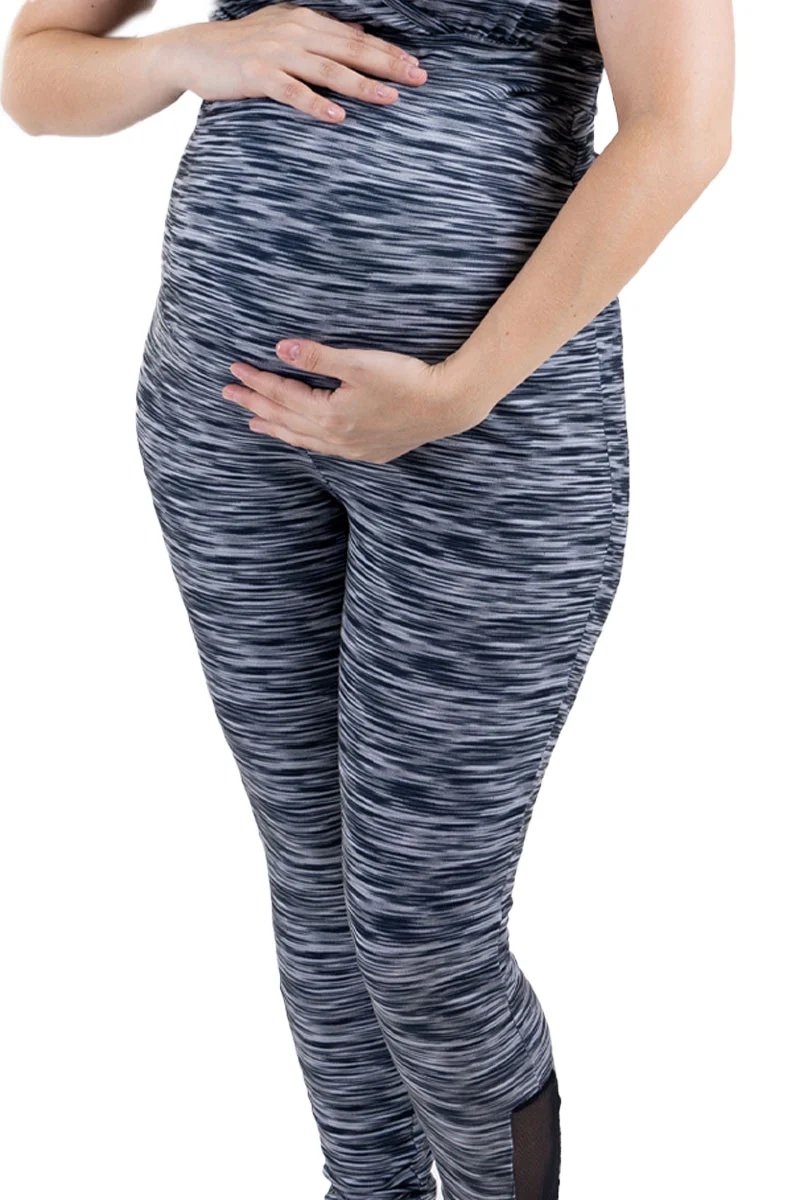 Maya de Maternidad Deportiva Rayada - Imagen 3