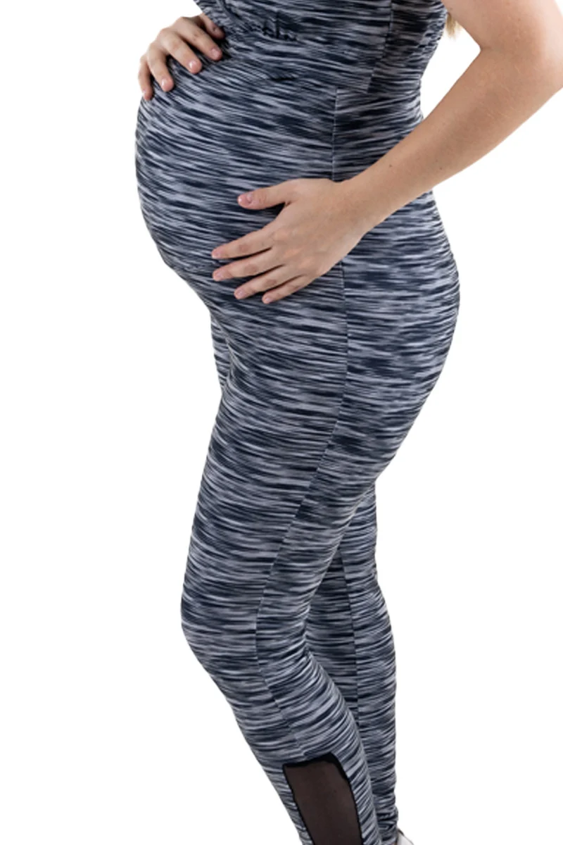 Maya de Maternidad Deportiva Rayada - Imagen 4