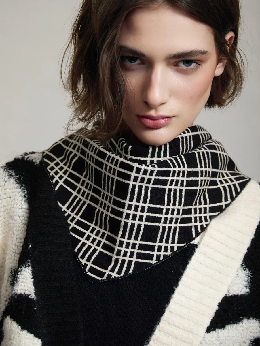 Pañuelo Jacquard Ivory