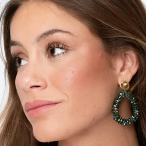 Pendientes MAGRITT verde