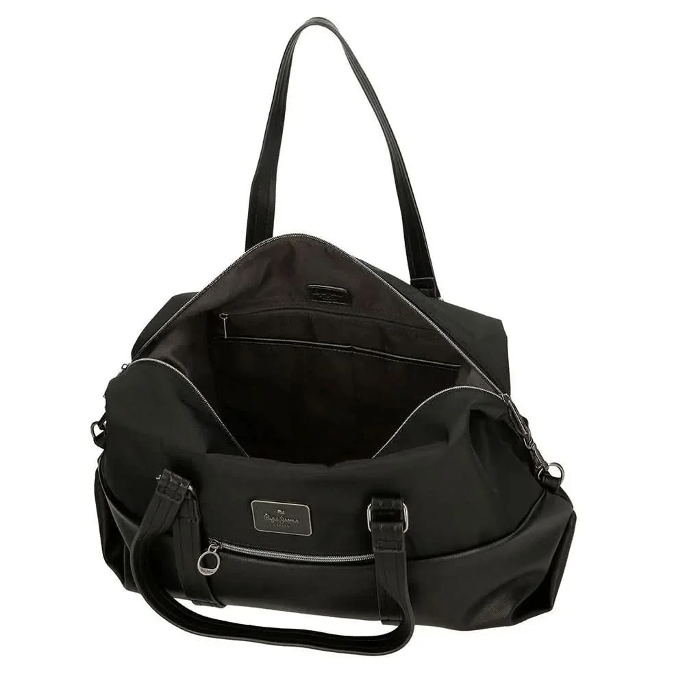 Bolsa de viaje (40x25x20cm) Pepe Jeans Christine Negro - Imagen 5