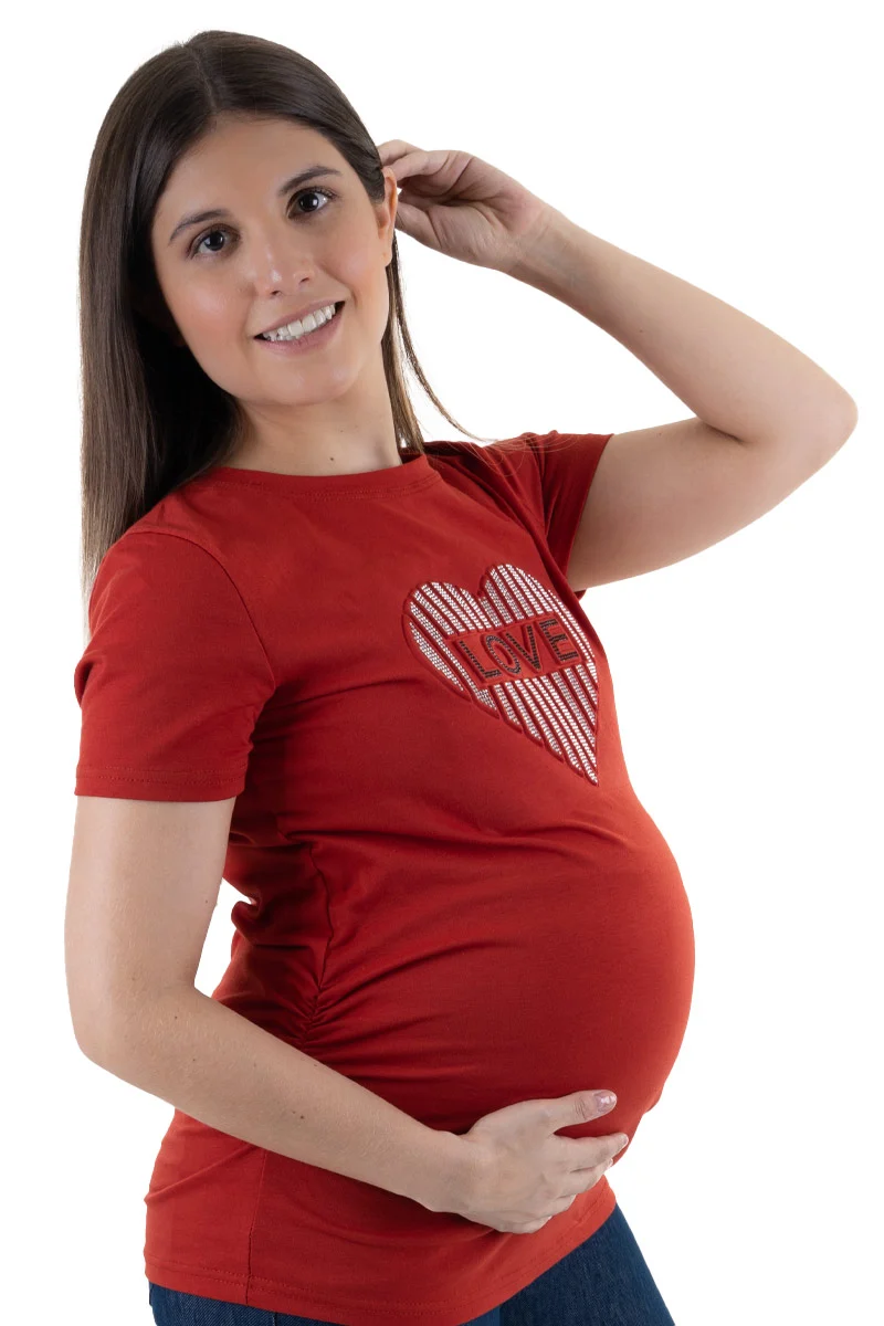 Playera de Maternidad Con Estampado Love - Imagen 3