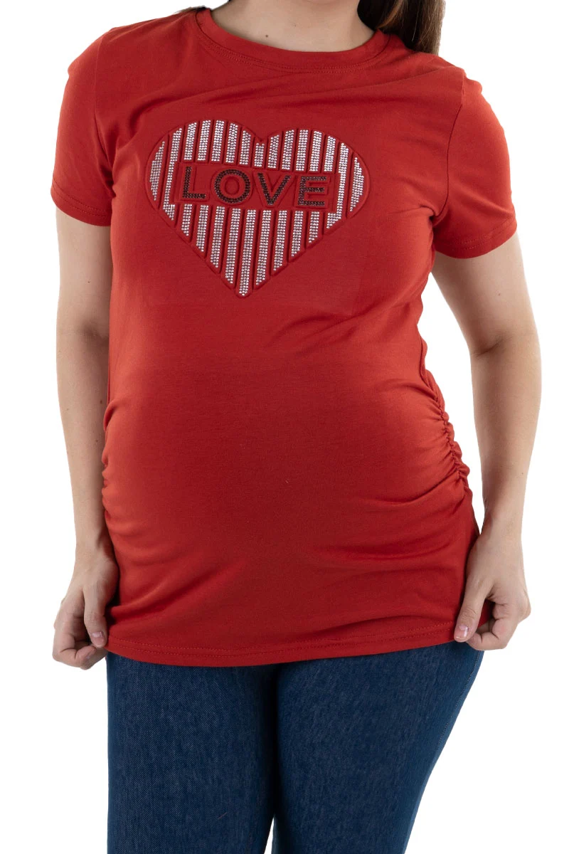 Playera de Maternidad Con Estampado Love - Imagen 5