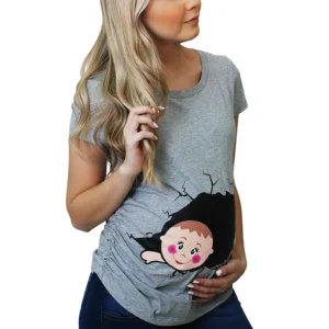 Playera con estampado de bebé MAMA MIA