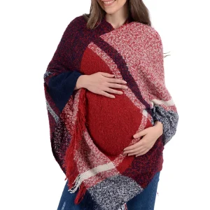 Poncho de Maternidad MAMA MIA Maternity Con Patrón Asimétrico