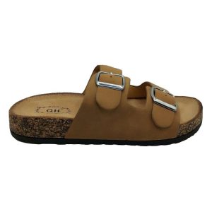 Sandalia bio plana con dos hebillas y con suela confort QH-a5520