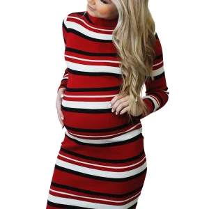 Vestido para embarazadas de rayas
