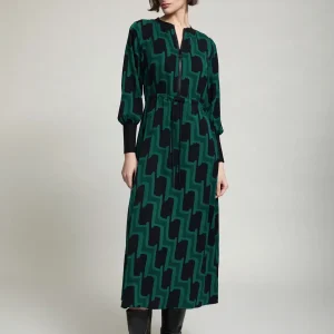 Vestido Midi Estampado Sylvie