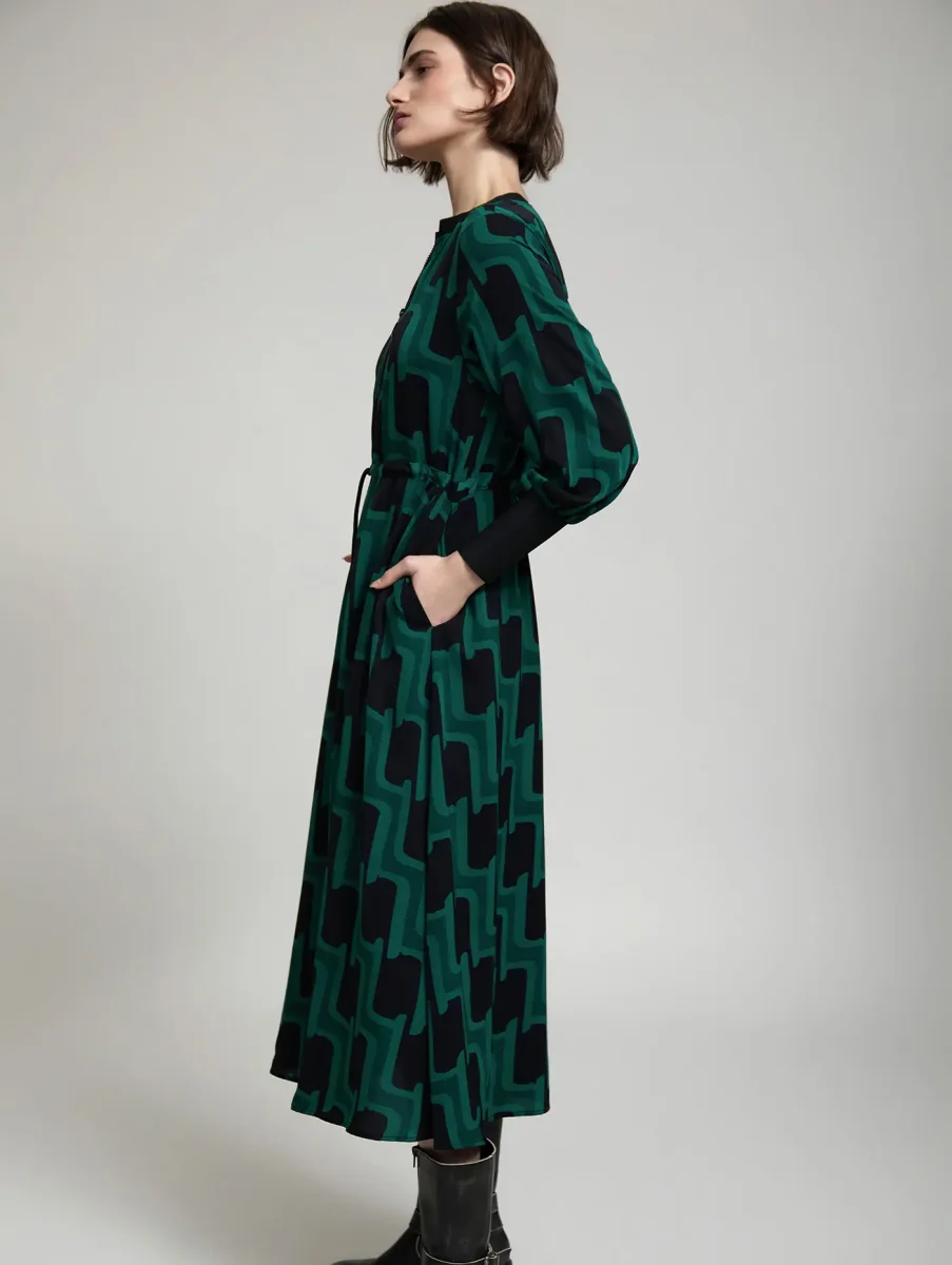 Vestido Midi Estampado Sylvie - Imagen 6