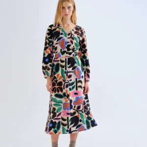 Vestido midi Neo Garden