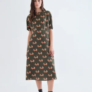 Vestido midi Volpe