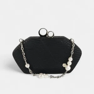 Bolso de Fiesta tipo Clutch Volum Dione Negro