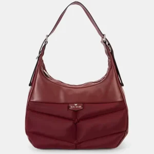 Bolso Hobo Pepe Moll Leonor Burdeos