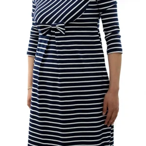 VESTIDO DE EMBARAZO "RAYAS NC"
