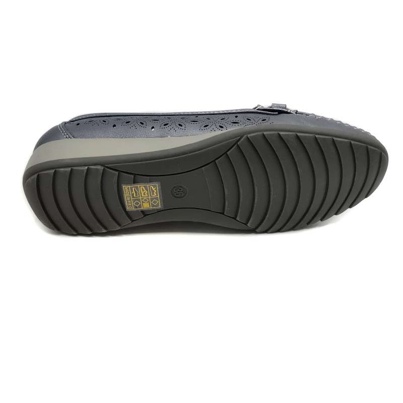 Zapato mocasín ancho especial con cuña de 3cm Yameiji dr1260 - Imagen 5