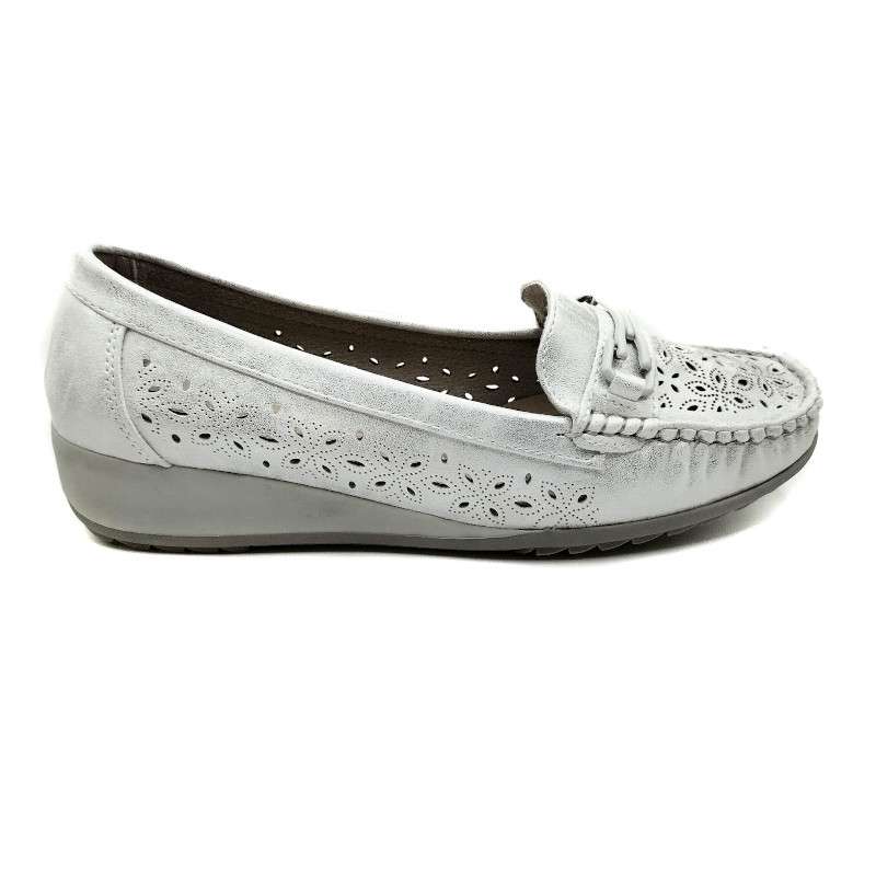 Zapato mocasín ancho especial con cuña de 3cm Yameiji dr1260 - Imagen 6