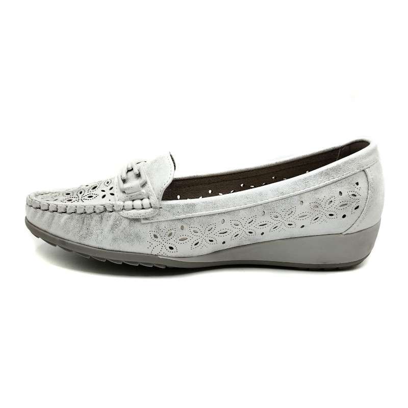 Zapato mocasín ancho especial con cuña de 3cm Yameiji dr1260 - Imagen 7
