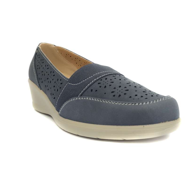 Zapato mocasín ancho especial cuña 4cm Yameiji zsb153 - Imagen 4